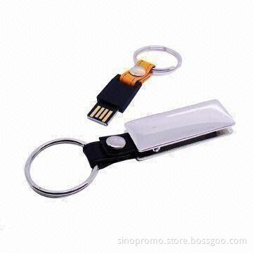 USB Flash Drives with Keyring, Various Colors are Available
